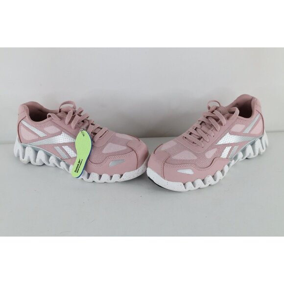 Vintage Y2K Reebok Zig Tech Womens 7.5 Composite Safety Toe Work Shoes Pink - Picture 1 of 11